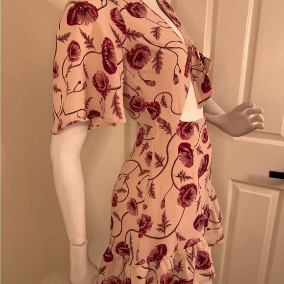 Floral Tie-Front Dress - Picture 8 of 14